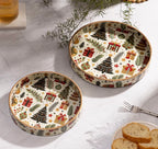 Mystic Round Serving Tray Set