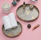Mystic Round Serving Tray Set