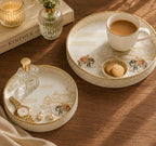 Mystic Round Serving Tray Set