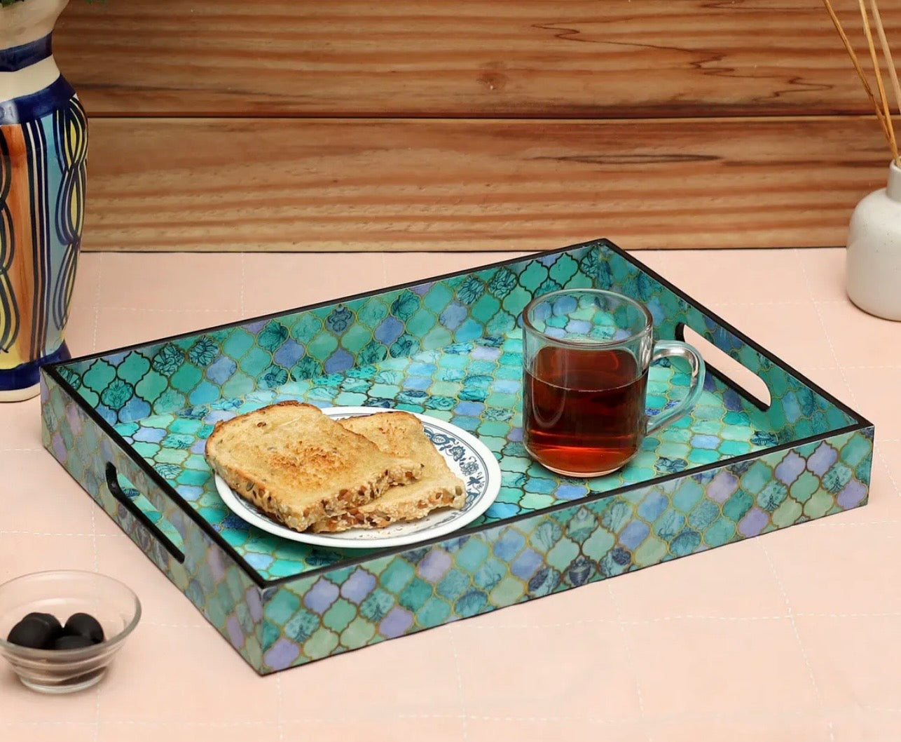 Mystic Rectangle Serving Tray