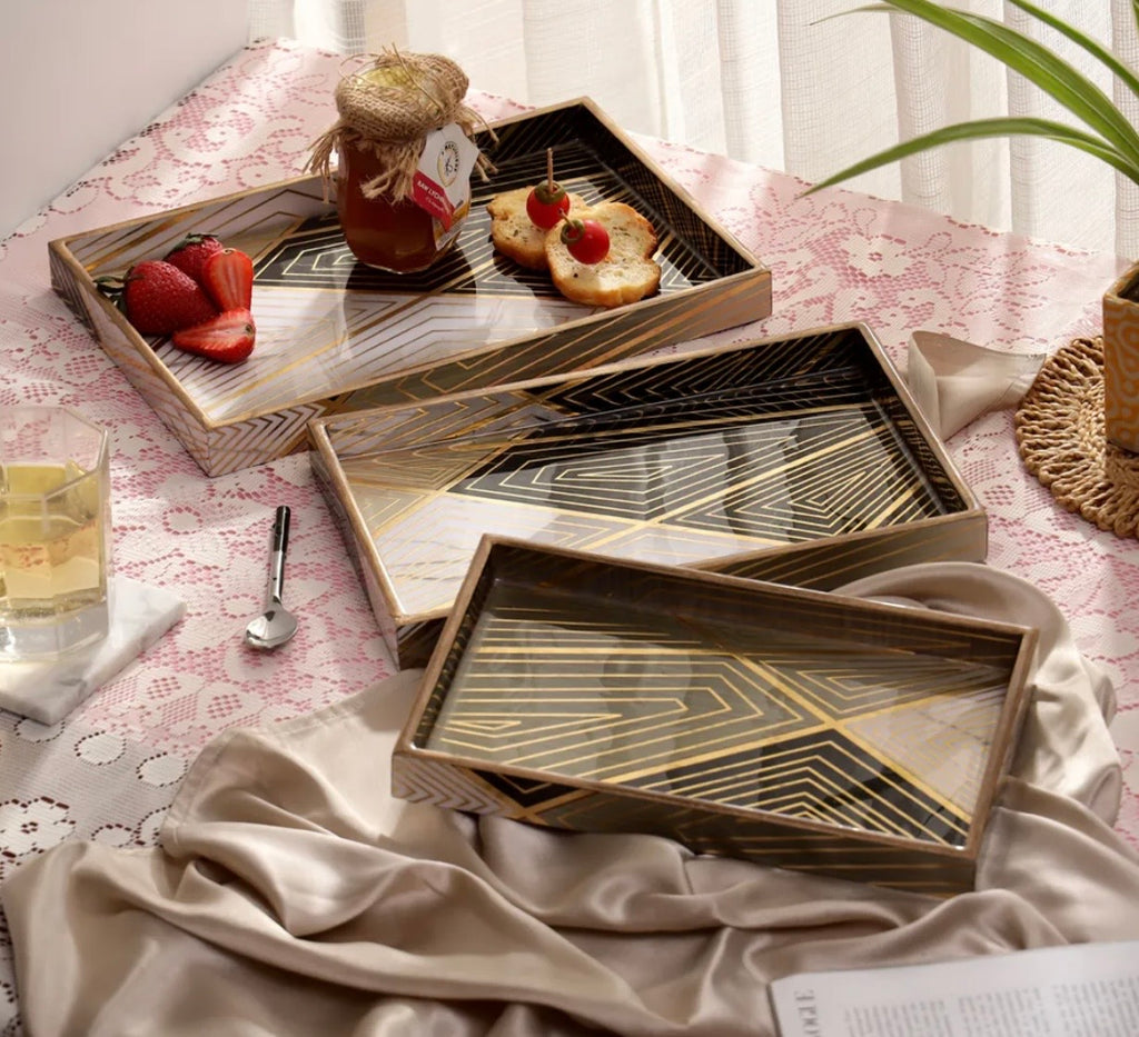 Rectangle Tray Set of 3