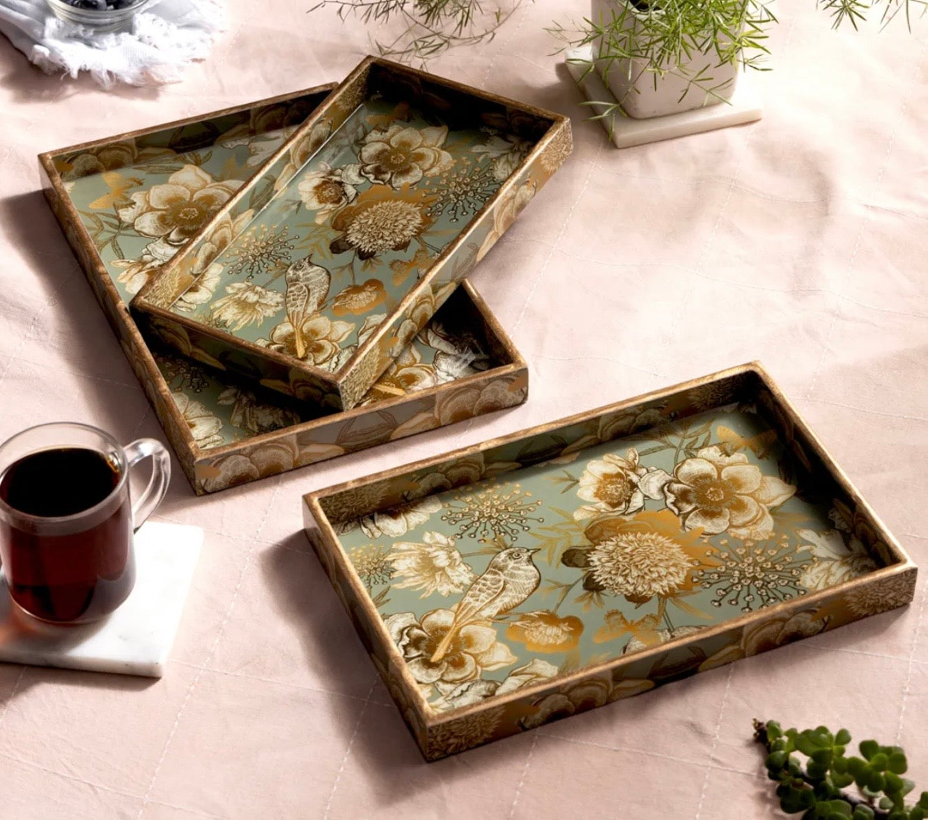 Rectangle Tray Set of 3