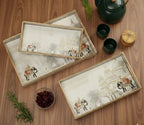Mystic Rectangle Serving Tray Set