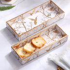Mystic Rectangle Serving Tray Set
