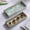 Mystic Rectangle Serving Tray Set