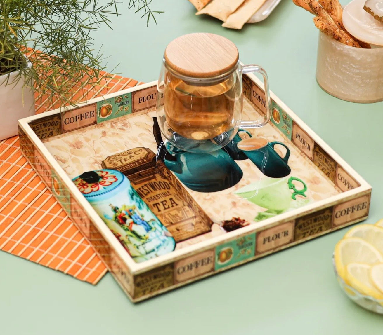 Mystic Square Serving Tray