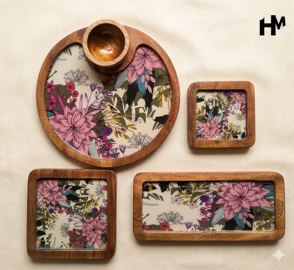 Mangowood Platter Set