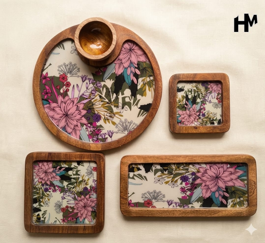 Mangowood Platter Set