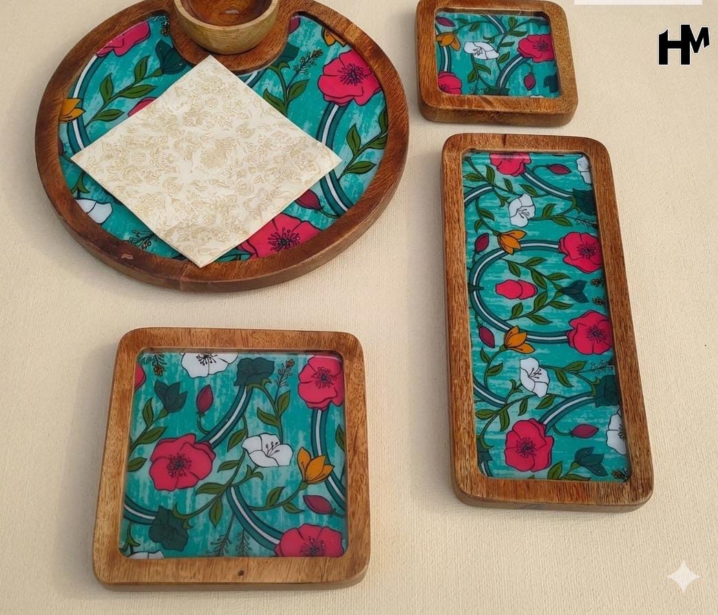 Mangowood Platter Set