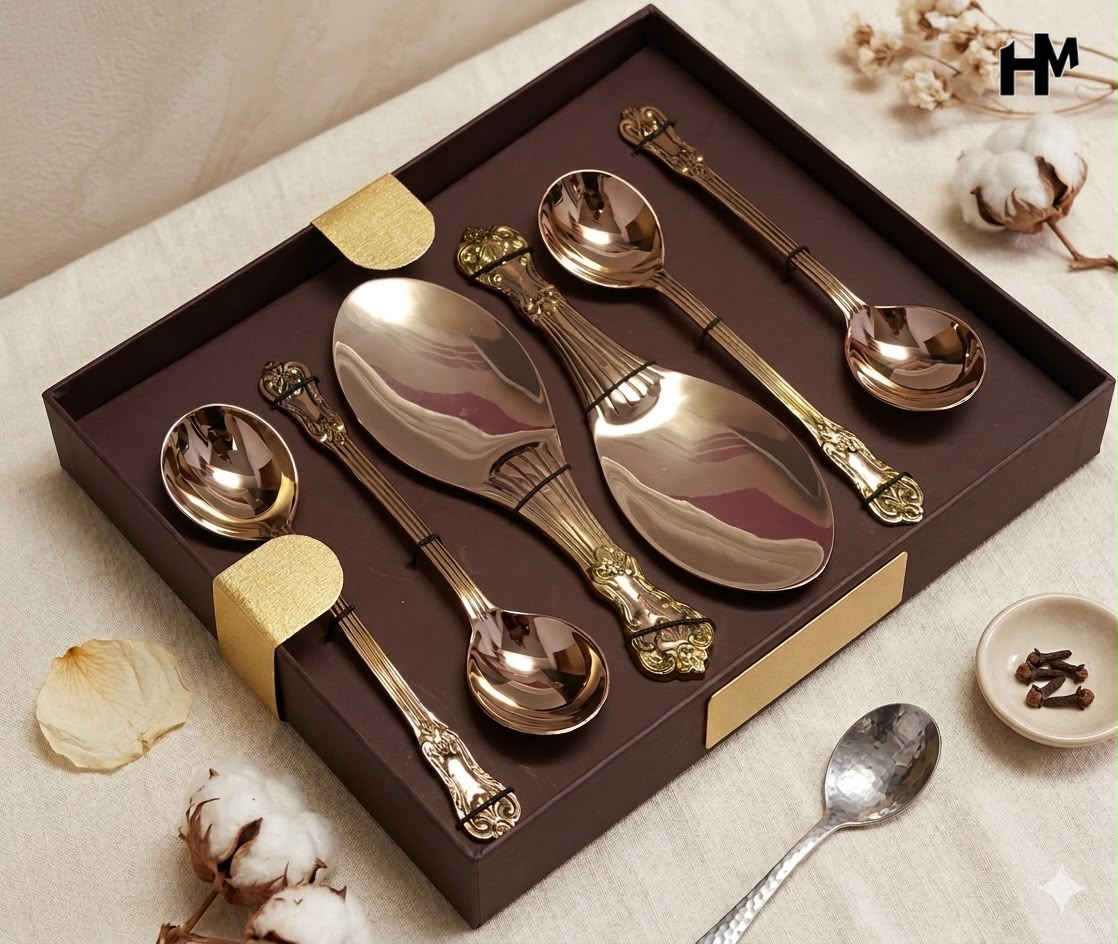 Brass Cutlery Servers