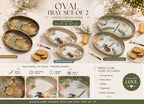 Mystic Oval Serving Tray Set