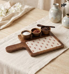 Mangowood Three Bowl Platters