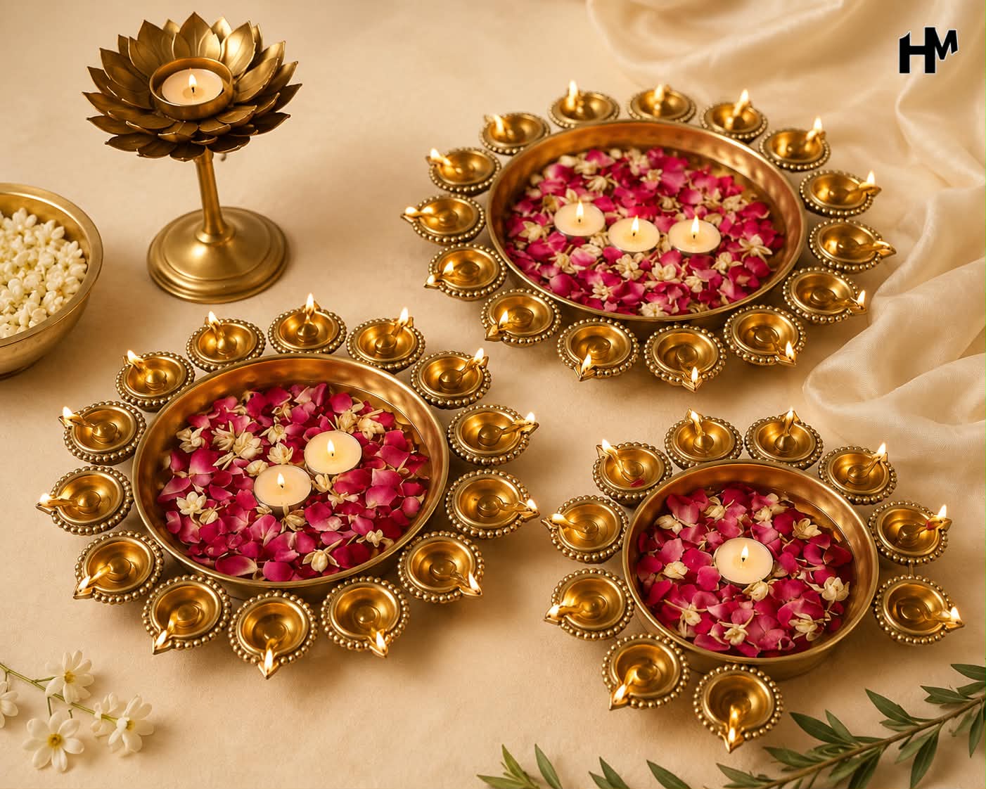 Heritage Urli Set – Set of 3