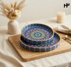 Wooden Round Tray sets