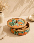 Rustic Charm Mango Wood Roti Box