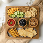 Mangowood Three bowl platters