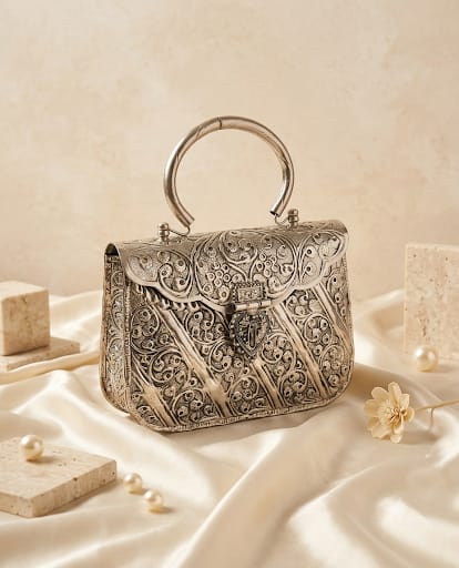 Silver Touch Clutch