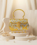 Dual Tone German Silver Clutch