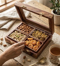 Sheesham Wood Dryfruit Box