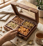 Sheesham Wood Dryfruit Box