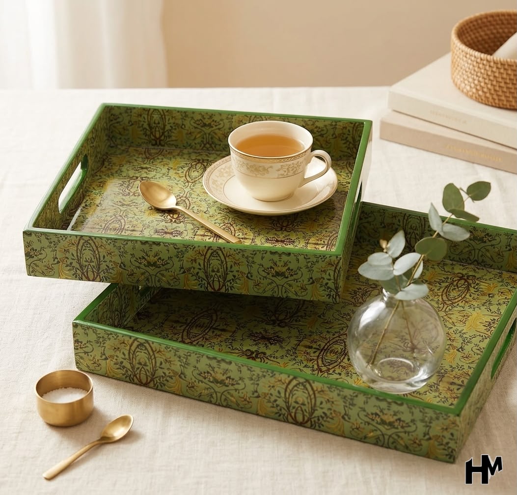 Wooden Square Tray sets