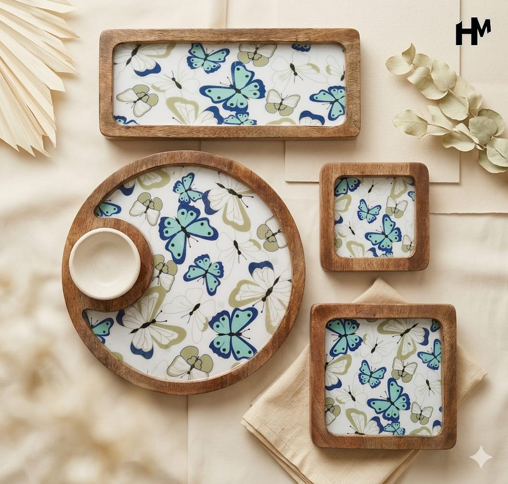 Mangowood Platter Set