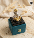 Divine Ganesha Blessings Idol with Velvet Gift Box
