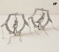 German Silver Parrot Hangings - Pack of 10