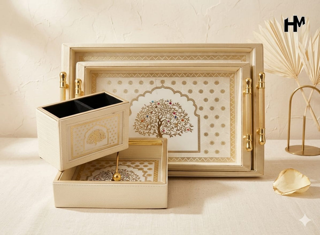 Premium Luxe Leatherite Combo Set