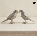 German Silver Parrot Pair